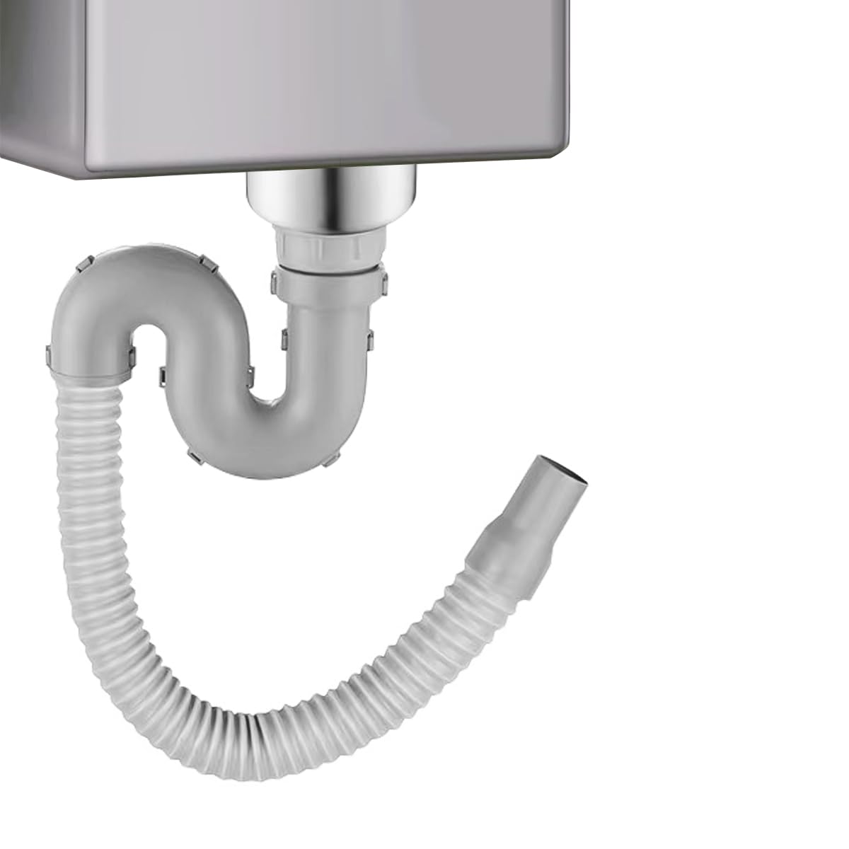 HASTHIP Kitchen Sink Drain Kit with Expandable Drain Pipe Wash Basin Drain Pipe Kit Stainless Steel Drain Flange Anti-Odor Kitchen Sink Drain Pipe Replacement Fits 3.35 HASTHIP Kitchen Sink Drain Kit with Expandable Drain Pipe Wash Basin Drain Pipe Kit Stainless Steel Drain Flange Anti-Odor Kitchen Sink Drain Pipe Replacement Fits 3.35